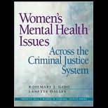 Womens Mental Health Issues Across The Criminal Justice System