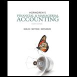 Horngrens Financial and Managerial Accounting Text Only