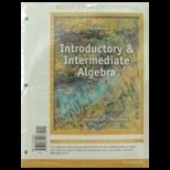 Introductory and Intermediate Algebra (Loose)With Access