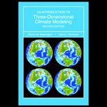 Intro. to Three Dimensional Climate