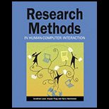 Research Methods in Human Computer Interaction