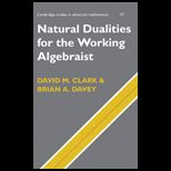 Natural Dualitites for Working Algebraist