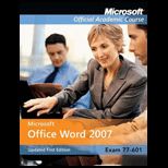 Microsoft Office Word 07, 77 601   With CD and Dvd