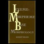 Lexeme Morpheme Base Morphology