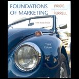 Foundations of Marketing   With Study Guide (Custom)