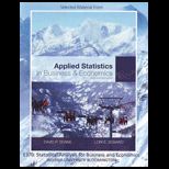 Applied Statistics In Business and Economics (Custom)