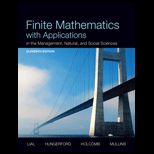 Finite Mathematics With Application Text Only