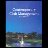 Contemporary Club Management   With Exam Sheet
