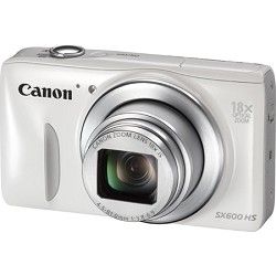 Canon PowerShot SX600 HS 16.1MP 18x Zoom 3 inch LCD   White