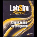 Crime Scene Investigation LabSim Manual   With 3 CDs