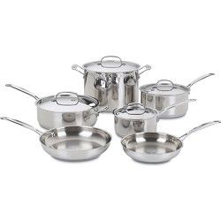 Cuisinart Chefs Classic Stainless Cookware 10 pc. set (77 10)