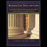 Business Law Text and Cases (Custom)