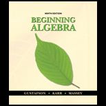 Beginning Algebra Student Workbook