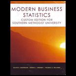 Modern Business Statistics  With CD (Custom)