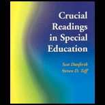 Crucial Readings in Special Education