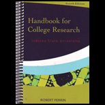 Handbook for College Research (Custom)