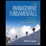 Management Fundamentals Concepts, Applications, and Skill Development