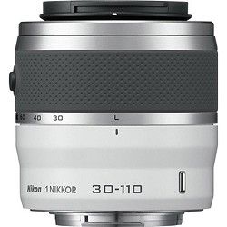 Nikon 1 NIKKOR 30 110mm f/3.8   5.6 VR Lens White (Refurbished)