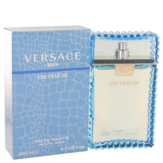 Versace Man for Men by Versace Eau Fraiche EDT Spray (Blue) 6.7 oz