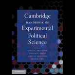 Cambridge Handbook Experimental Political Science