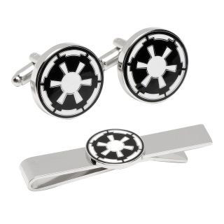 Star Wars Imperial Empire Tie Bar & Cuff Links Gift Set, White
