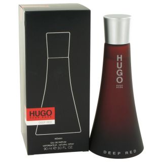 Hugo Deep Red for Women by Hugo Boss Eau De Parfum Spray 3 oz
