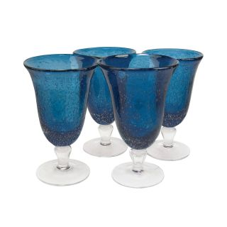 Iris 4 pc. Footed Glass Set