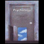 Introduction to Psychology a Social and Behavorial Perspective