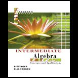 Intermediate Algebra  Concepts and Applications   Package