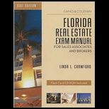 Florida Real Estate Exam Manual  For Sales Associates and Brokers   With CD