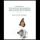 Horngrens Financial and Managerial Accounting (Looseleaf) With Access