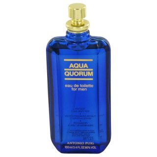 Aqua Quorum for Men by Antonio Puig EDT Spray (Tester) 3.4 oz