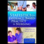 Statistics For Evidence Based Practice In Nursing With Access