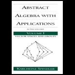 Abstract Algebra With Applications
