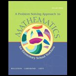 Problem Solving Mathematics for Elementary School Teachers (Loose)