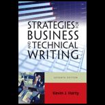 Strategies for Business and Technical Writing   Text