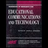 Handbook of Research for Education Communications and Technology
