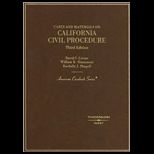 California Civil Procedure Cases and Materials