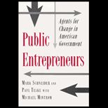 Public Entrepreneurs  Agents for Change in American Government