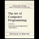 Art of Computer Programming  Seminumerical Algorithms Volume II