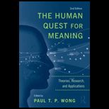 Human Quest for Meaning