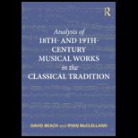 Analysis of 18th and 19th Century Musical Work