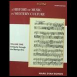 History of Music in Western  Volume 1 CD