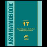 Asm Handbook, Volume 17 Nondestructive