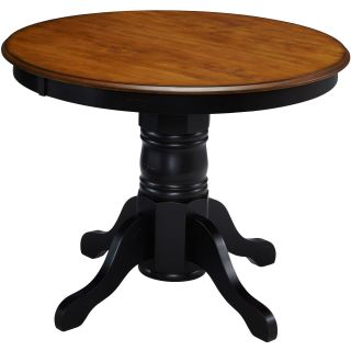 Beaumont Round Pedestal Table, Black