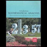 Introduction to Mathematics Analysis   With Mymathlab (Custom)