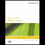 New Perspectives on Microsoft Word 2010, Intro.