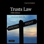 Trusts Law Text and Materials