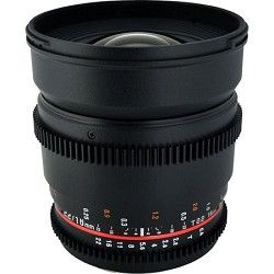 Rokinon CV16M S 16mm T2.2 Cine Wide Angle Lens for Sony Alpha Cameras