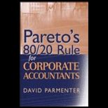 Paretos 80/ 20 Rule for Corporate Accountants